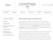 Tablet Screenshot of cholesterin1.com